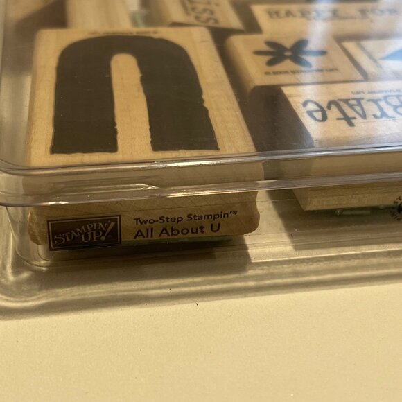 Stampin Up! Two-Step Stampin All About U Rubber Stamp Set - Picture 3 of 3